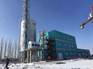 新疆焉耆縣100噸面粉廠成功試車